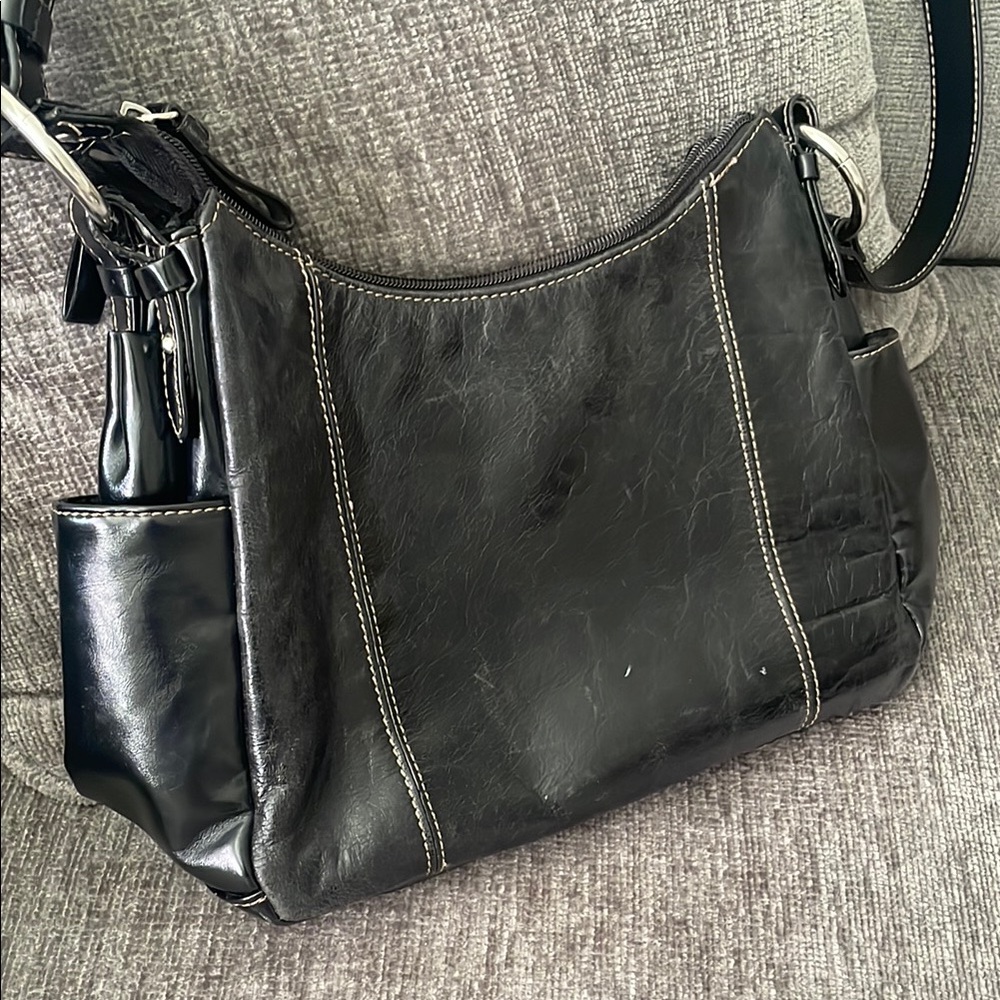 Giani Bernini Black Leather Bag